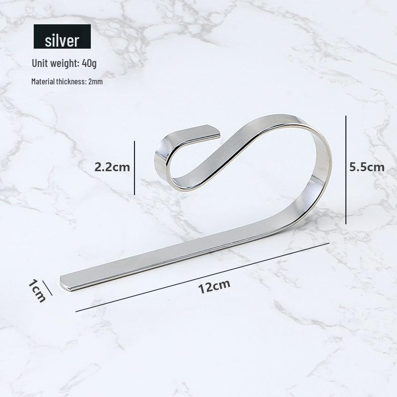 

Multi-Purpose Cross-Border Metal Christmas Stocking Fireplace Hooks 120 x 10 mm