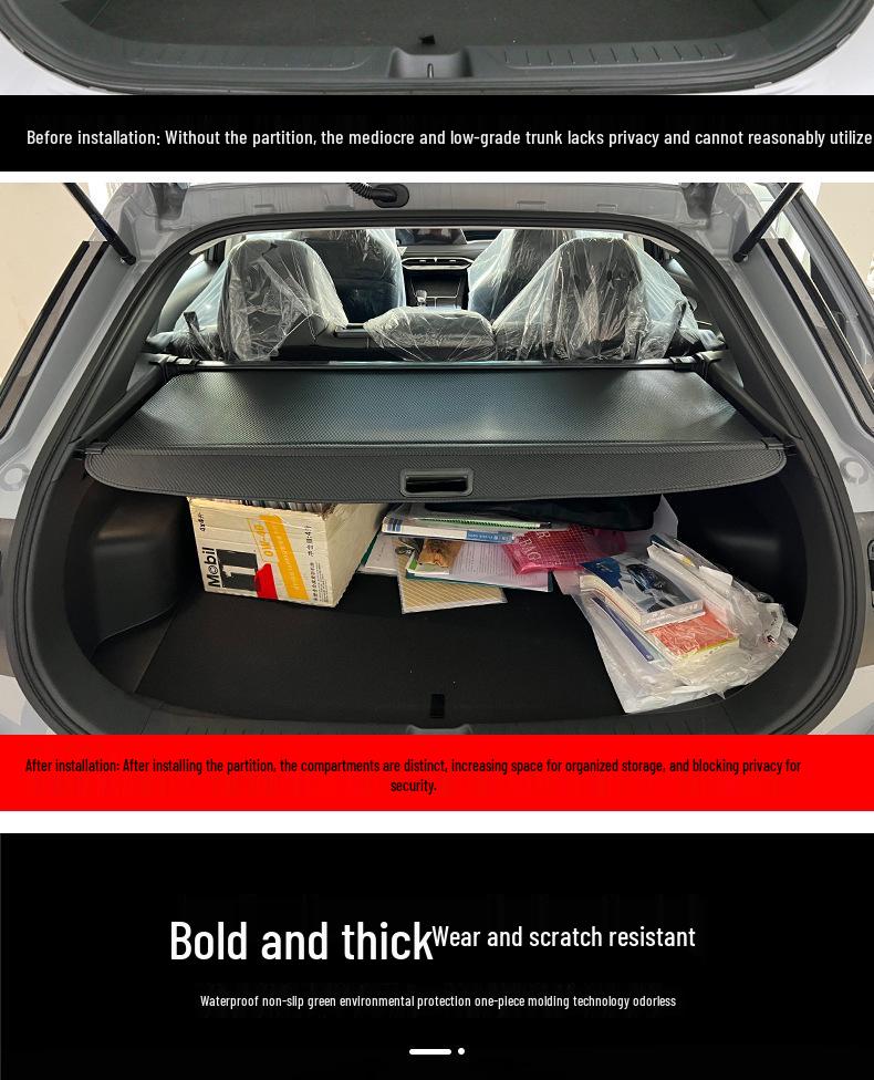 Venucia Big V Trunk Sunshade Cargo Partition Accessory