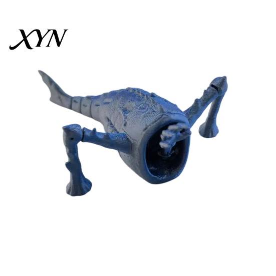 Gaming Desk Decoration 3D Printed Sea Monsters, Articulated Fidget Toy, Eater Deep Creature Premium Print Collectible Collectible, Stress Relief Toy &