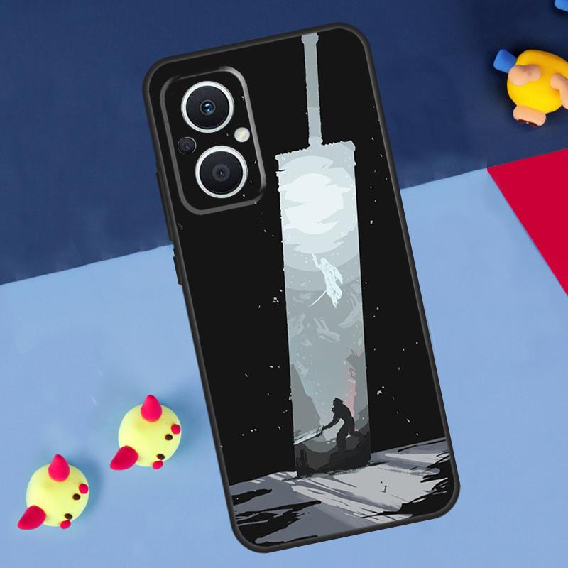 FINAL FANTASY Cloud Strife For OPPO Reno 12F 13F 14F 11F 10 11 12 13 14 Pro 8T 7 8 Lite OPPO Find X9 X8 X6 X5 Pro Case