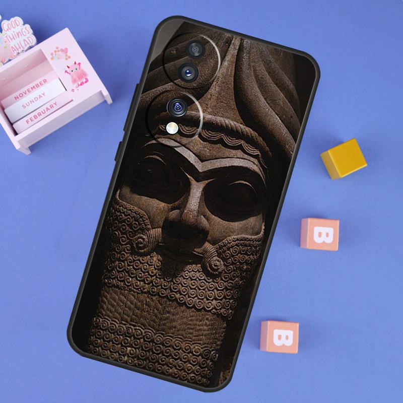 

Assyrian Lamassu Winged Bull Case For Honor 200 400 Pro 50 70 90 Lite X9a X9b X9c X9d X8b X8c Win Magic 5 6 7 8 Pro Cover Honor Magic8 Lite