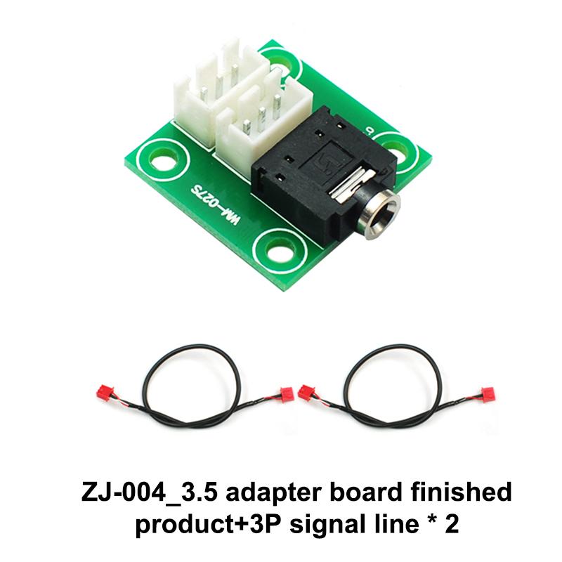 1Set 3.5Mm Headphone Audio Signal Transfer Xh2.54 3P Terminal Lead Amplifier Chassis Diy Wiring Board