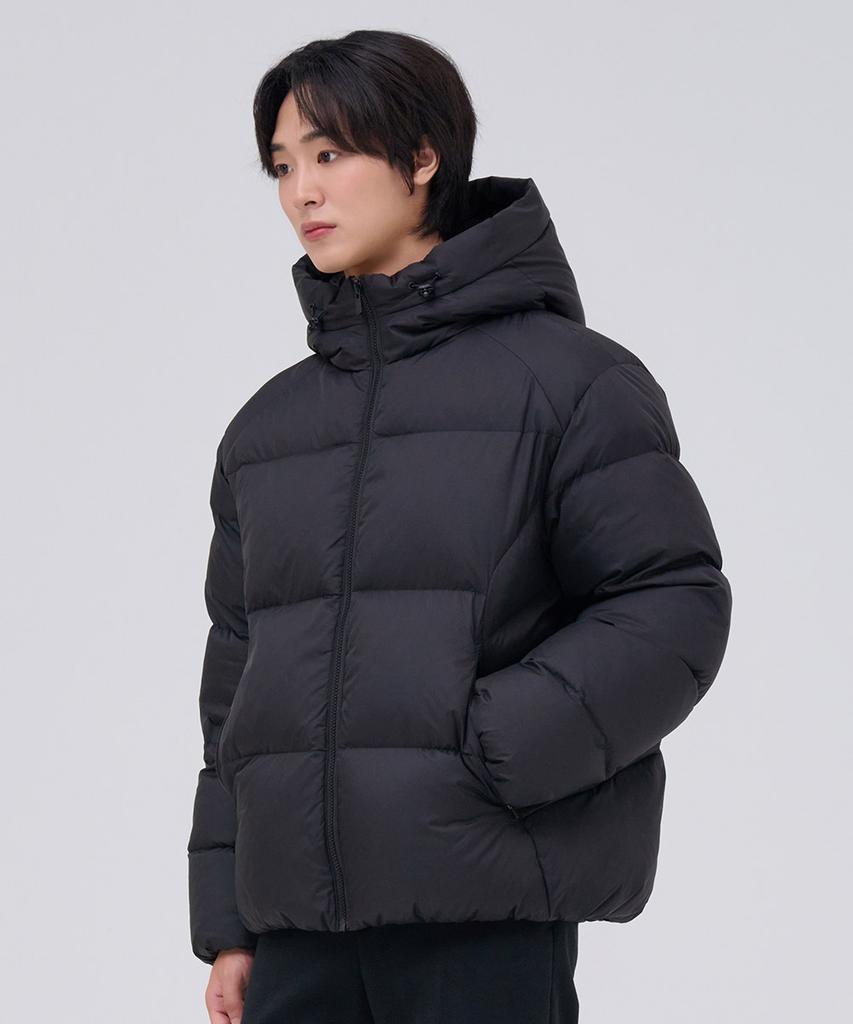 Chasecult Men'S Hooded Puffer Jumper - Black