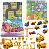 Advent Calendar 2024 Toy Vehicle Toy Construction Vehicle Set Engineering Car Present Christmas Holiday Countdown Playset Countdown to Adventure Gift