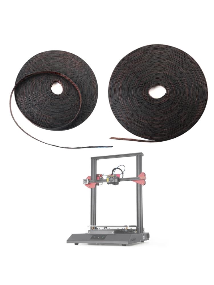 3D Printing  Timing Belt, 2M 5M  Open Timing Belt 9mm Width Rubber Fiberglass Fit for RepRap a  Rostock