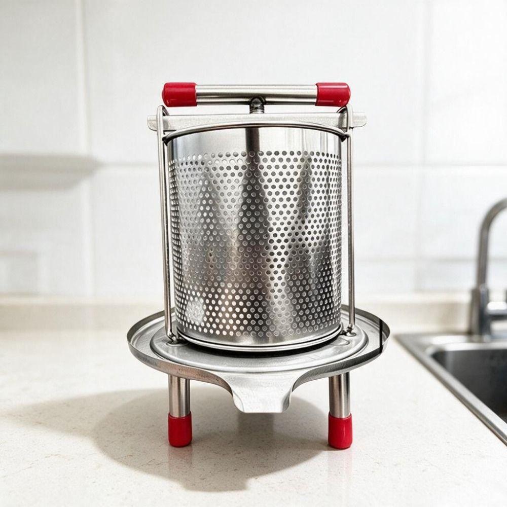 with Filter Bag Manual Juicer Stainless Steel Vegetable Squeezer Fruit Extractor Citrus