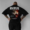 Wolf Pure Cotton TShirt Streetwear Graphic TShirt Men Fitness Muscle Black Tee - Men's Summer Cotton Graphic Tee