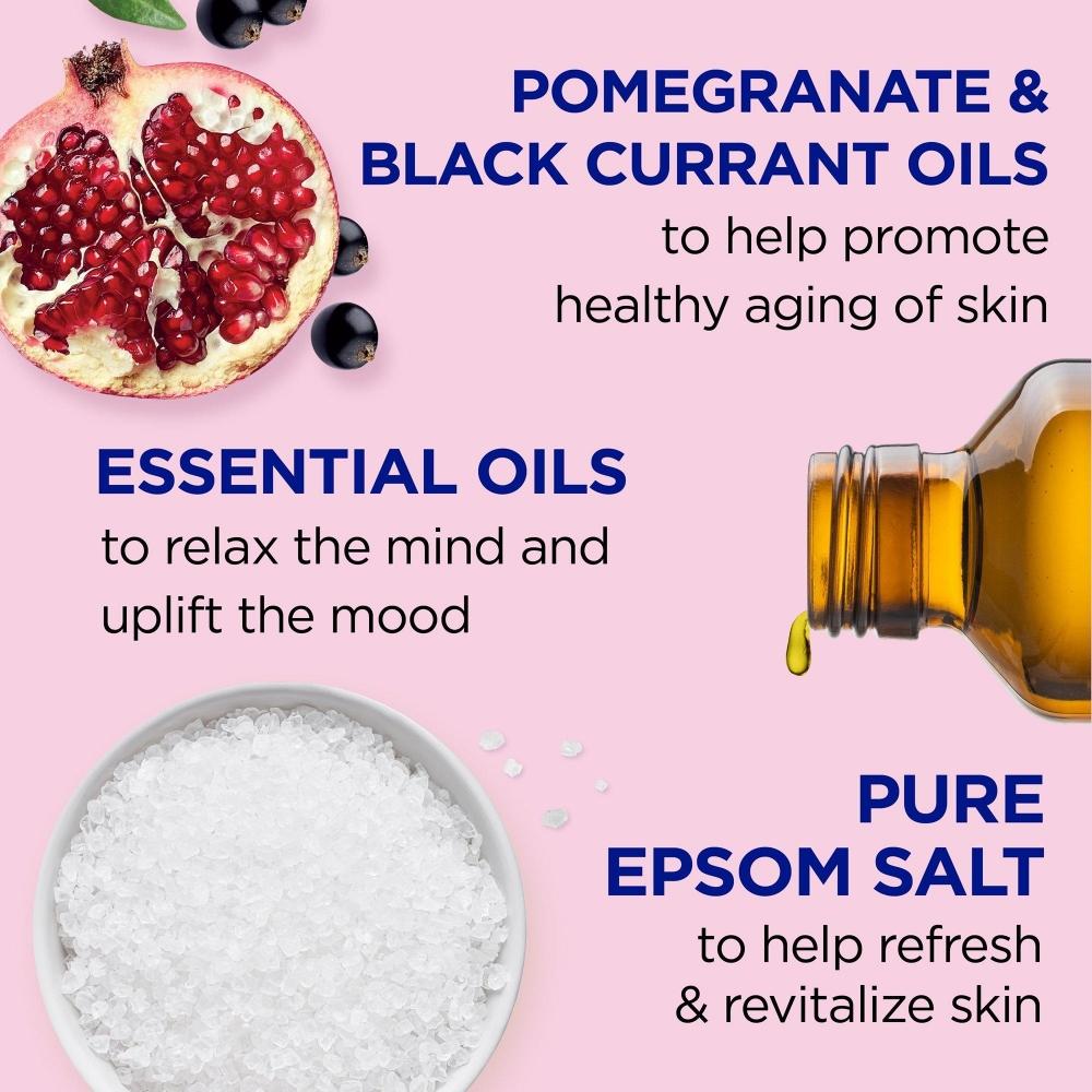 Dr Teal S Foaming Bath With Pomegranate Oil   Black Currant 34 Oz
