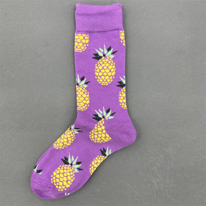 Happy Socks Women's Unisex Combed Cotton Sock Cherry Strawberry