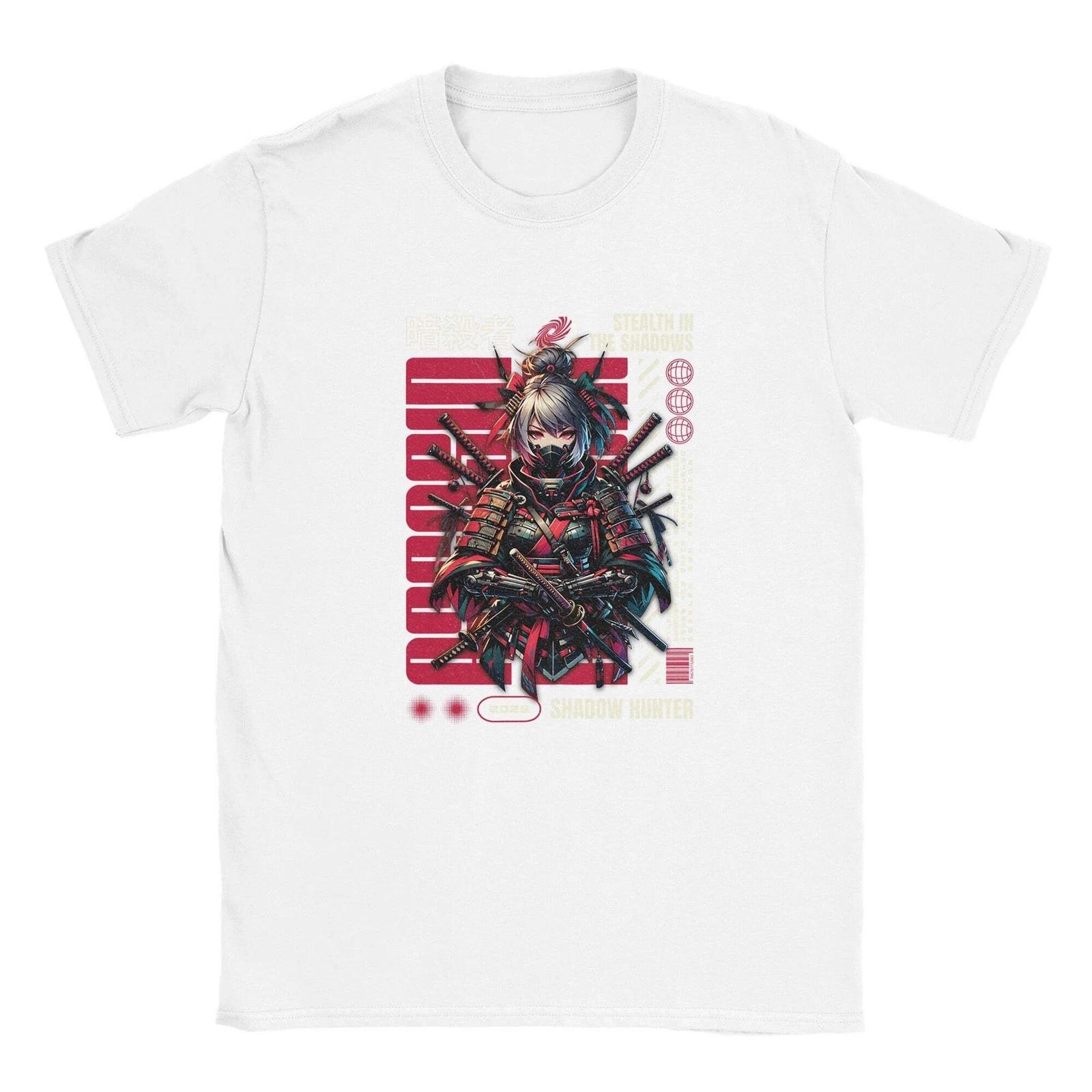 Samurai T-Shirt | Soft Cotton Graphic Tee | Japanese Warrior Print 2XL