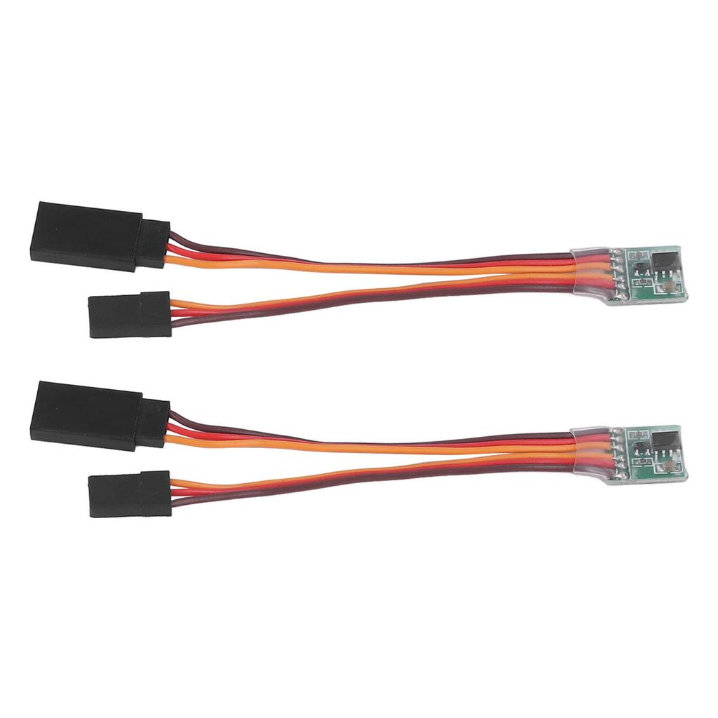 2PCS Universal RC Servo Signal Reverser Rotation Inverter for RC Aircraft Airplane Steering Gear