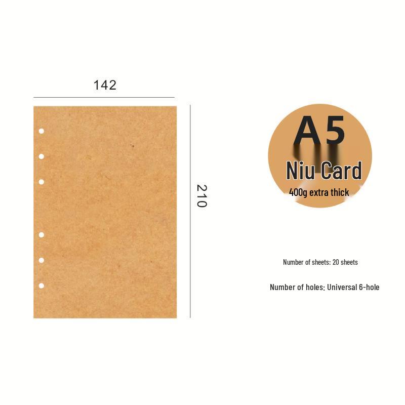 7-inch A6 B5 Loose-leaf Notebook A5 Notepad Replacement Pages
