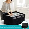 90L Moving Bags with Zippers & Handles Storage Bags Heavy Duty Storage Packing Bags Collapsible Bag for Packing & Moving Storing