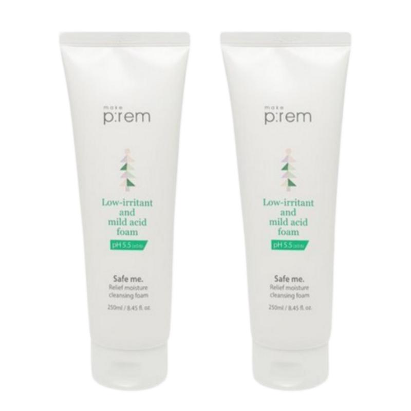 Make Prem Safe Me Relief Moisture Cleansing Foam, 250ml, 2 Pcs