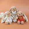 Long Ear Stuffed Animal Rabbit Clothed Bunny Rabbit Plushie Bunny Plush Toy  Girls Gift
