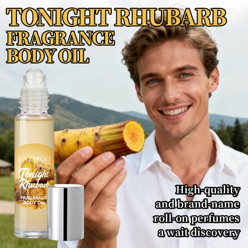 

GAZIPOO Rhubarb Roll-on Fragrance Men s And Women s Fragrance Oil Dating Fresh Niche Long-lasting Fragrance onesize
