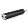 Edelstahl Auspuff Schalldämpfer 20mm/0,8 Zoll Modifizierte Teile für 2-Takt Motorrad Schwarz