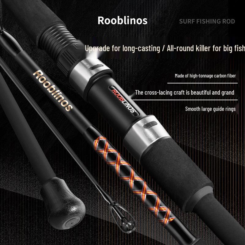 Shuimu Optimism Carbon Fiber Surf Fishing Rod - Long Distance Throwing Sea Rod 10ft