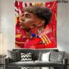 Lamine Yamal Hero Wall Hanging Printed Fabric Blanket Decorative Tapestries for Bedroom Living Room Home Decor