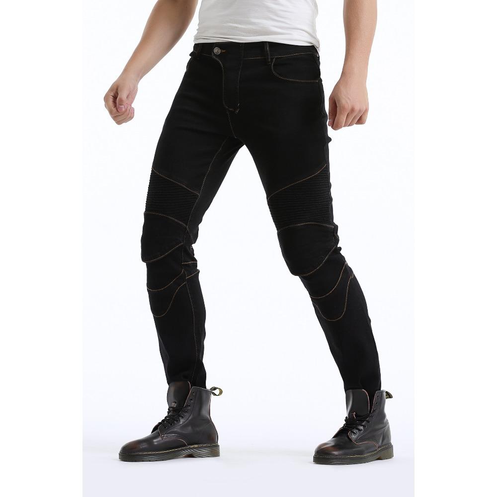 New product motorcycle jeans, four seasons locomotive elastic anti-drop cycling pants, waterproof rain protection, extended protective gear