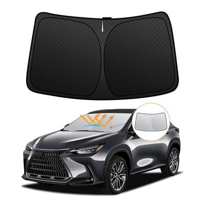 Lexus NX 20 Serie Frontscheiben-Sonnenschutz Generation UV Ohne Saugnäpfe Leicht Wärme Sommer UV Einfache Aufbewahrungstasche für den Innenraum Inklusive [Verbesserte Version]