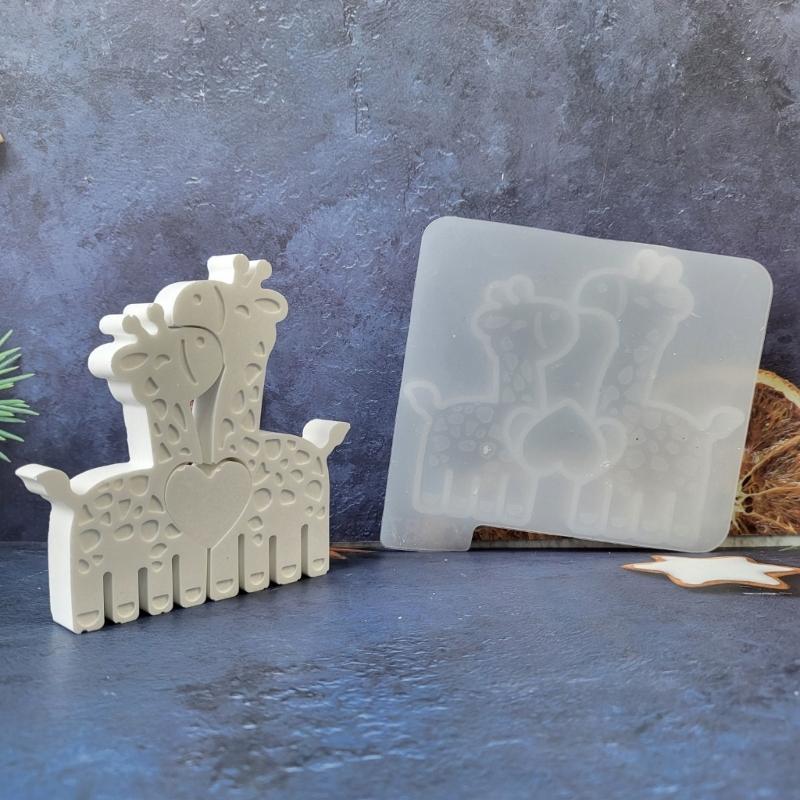 Flexible Silicone Giraffe Craft Mould Suitable For Enthusiasts To Make Beautiful Handmade Items