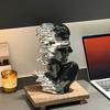 Keramikplattierungsverfahren Skulptur Nordische Abstrakte Figuren Solide Figur Abstrakte Charakter-Dekoration Ornamente Heimdekoration