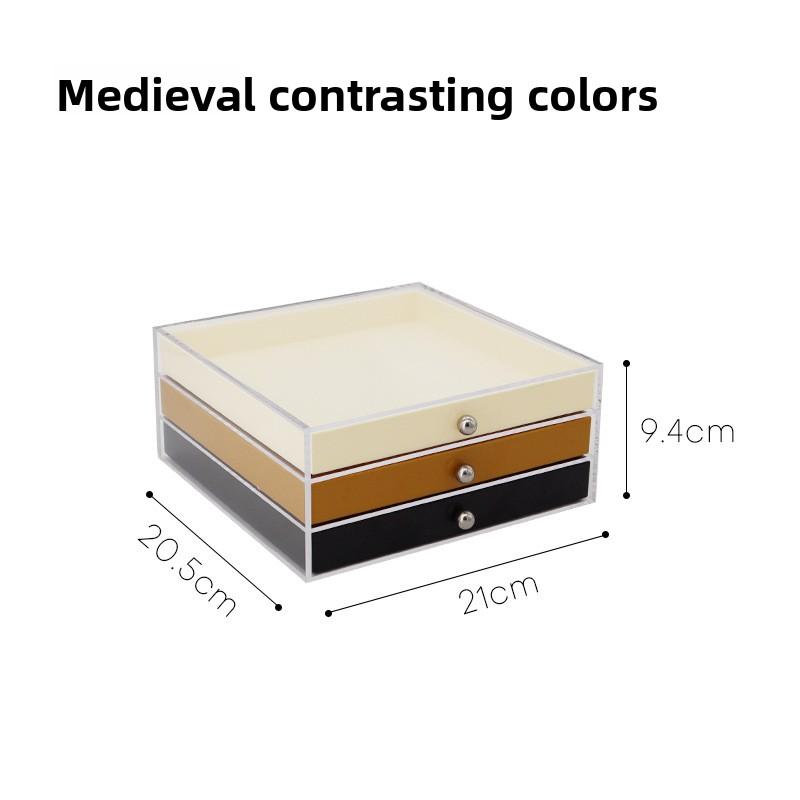 Storage Box, Jewelry Box, Small Items, Lipstick Storage, Multi-layer Transparent Earrings, Stud Earrings, Accessories, Organizing Box