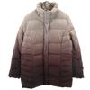 Gradation Down Coat L Gray Women Used