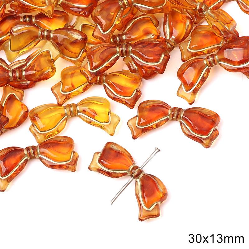 

Ретро Янтарно-Золотые Барочные Акриловые Бусины для Изготовления Украшений Своими Руками