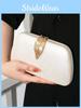 Retro Style Pu Small Square Bag With Embossed Pattern And Phone Pocket For Dinner Events