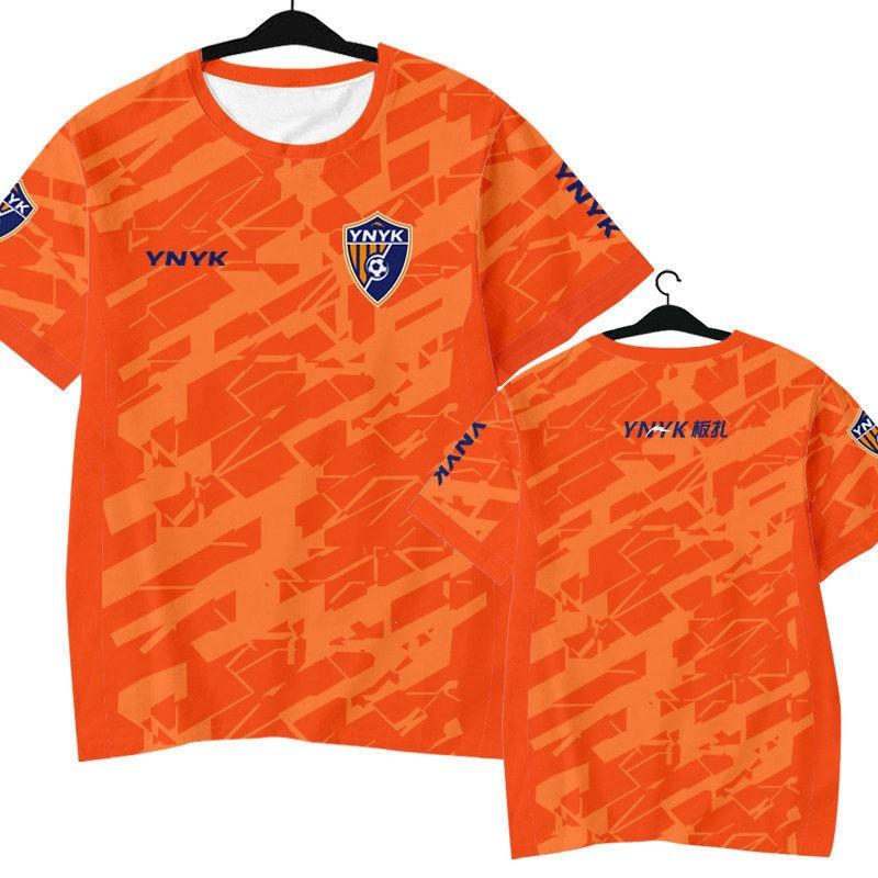 2026 summer new Yunnan Yukun football team fans T-shirt fashionable, comfortable and casual 3D printing quick-drying and breathable