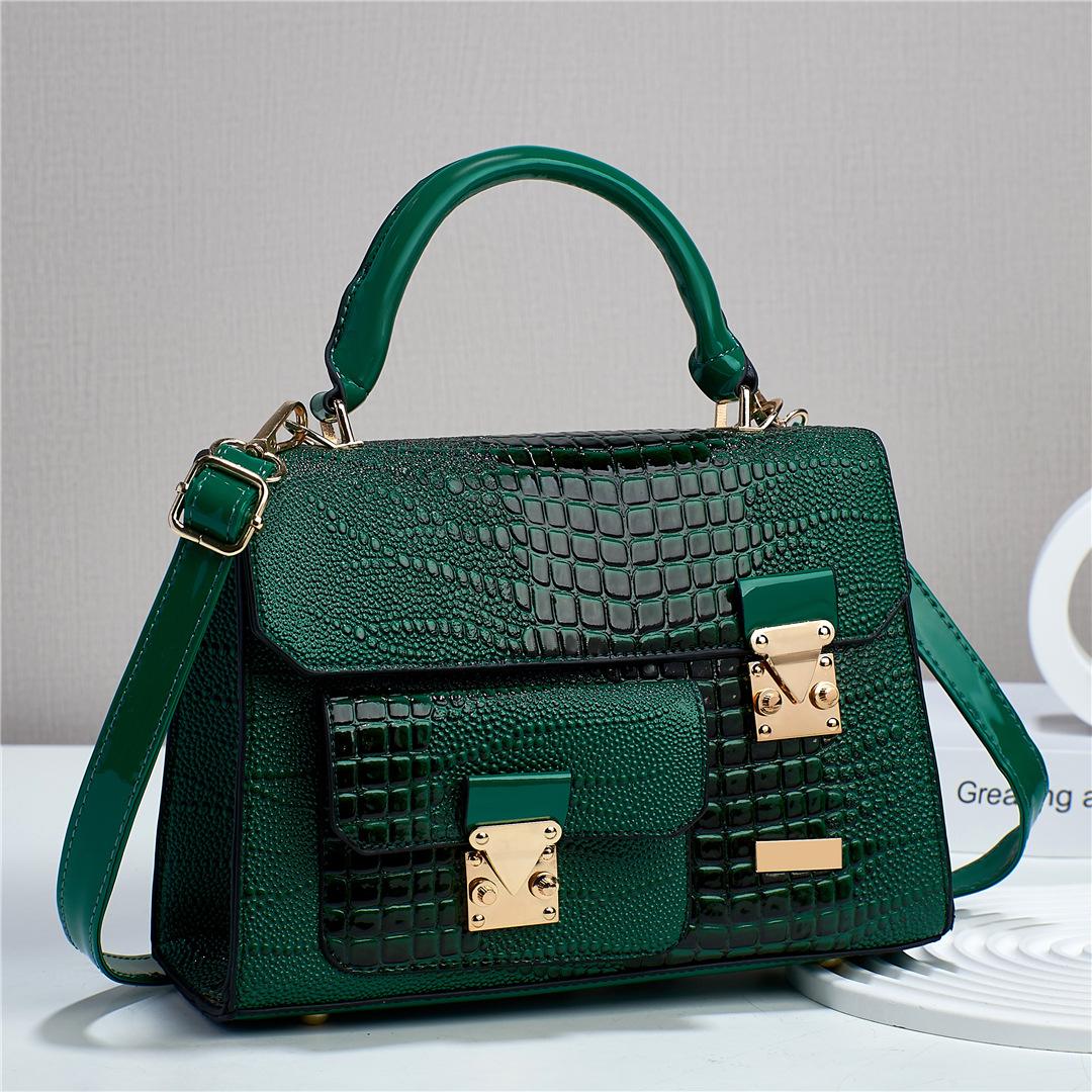 Sports bag Popular crossbody bags for women high-quality bag crocodile pattern retro single shoulder PU storage switching bag
