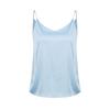 Sling Vest Women's Bottom with Satin Top Inside, Imitation Silk Loose Outside, Fat MM Large Size Women's Clothing Is Sexy