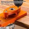1Pcs 35mm Hinge Boring Jig with Fixture Bakelite Hole Drilling Guide Locator Woodworking Hole Opener Template for Door Cabinets