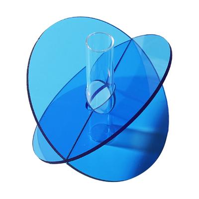 Acrylic Geometric Flower Vase Fine Detail Easy To Clean Acrylic Geometric Minimalist Vase for