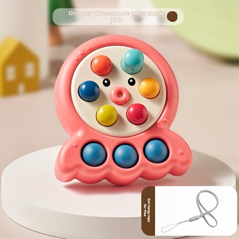 Non-Toxic 1 Pc Mini Whack-A-Mole Hand-Eye Coordination Educational Toy Random Color Children'S Pinch Finger Decompression Toy