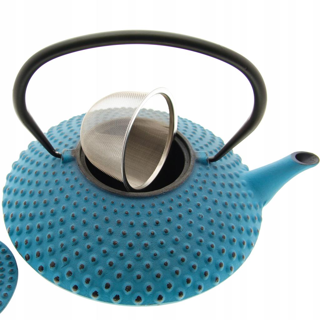 Cast Iron Kettle 1.25 L Infuser Strainer For Tea And Herbs