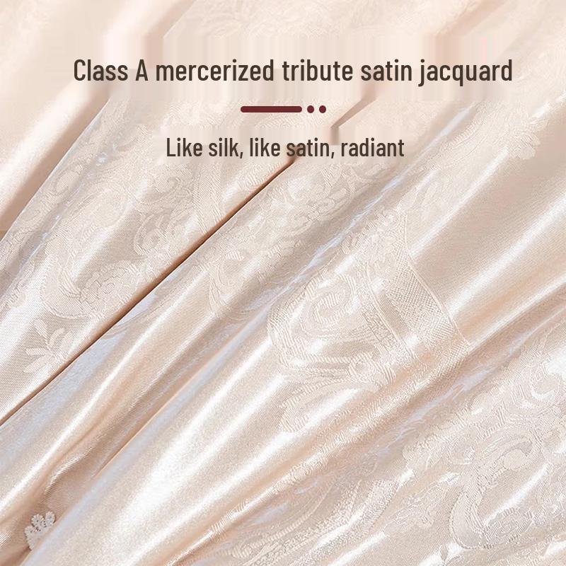 Hengyuanxiang Grade A Satin Jacquard Mulberry Silk Quilt