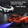 1/24 McLaren Senna Spray Sports Car Model Simulation Sound and Light Car Model Ornament Boy Gift Halloween Toys