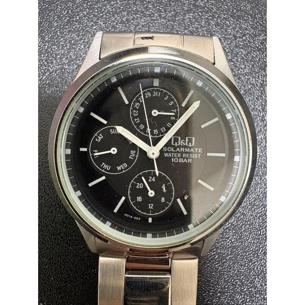 Used Q&Q Chronograph Solar Watch
