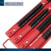 MichaelPro Portable Socket Organizer Tray with Premium Red Steel Rails for and Drive Rack for Easy Organization 80-Piece 1/4", 3/8", 1/2" Sockets,