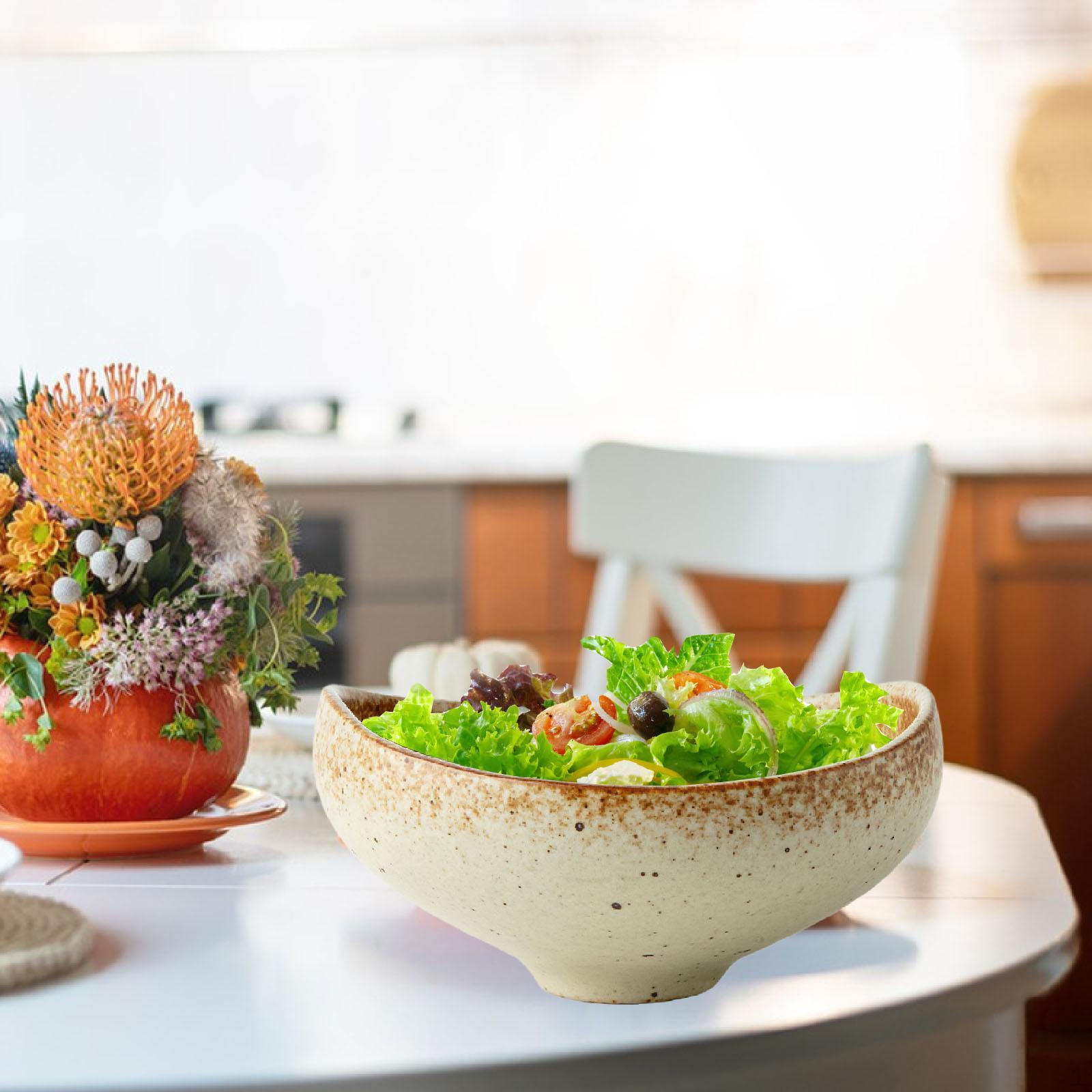 

Необычная салатница Керамическая посуда Столовая посуда Сервировка еды для дома Ресторана