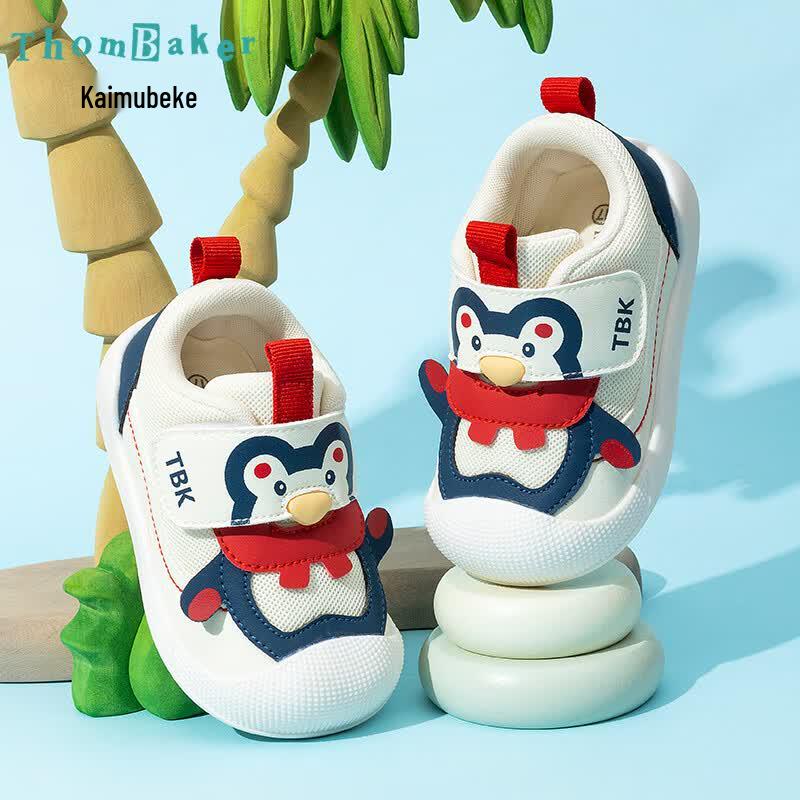 Tuombeike Breathable Anti-Slip Toddler Walker Shoes 18