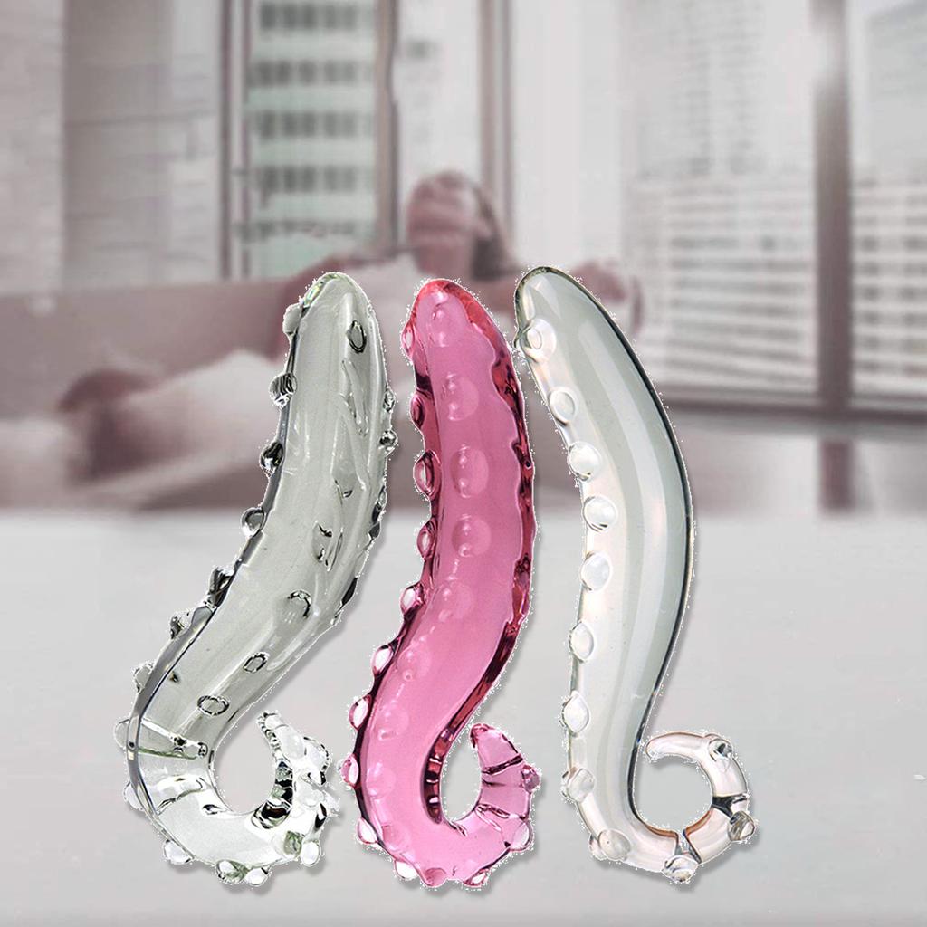 Glass AnalsBeads Butt Plug Adult Toy Prostate Massager Glass Crystal Dildo Female Masturbations Couple Filrting Sex Tool