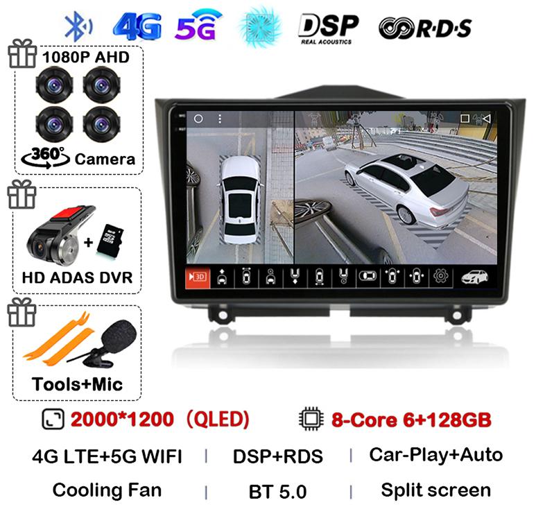 Android 14 Carplay Auto Car Radio For LADA BA3 Granta Cross 2018 2019 GPS Navigation Multimedia Video Player Stereo 2 Din DVD 4G