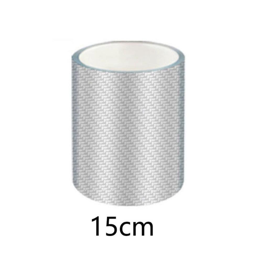 Transparent carbon fiber patterned car door sill strip, bumper anti-collision strip, anti stepping sticker, body film sticker, decorative strip