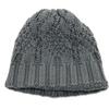Moncler Logo Woven Apparel Knit Hat Wool Gray