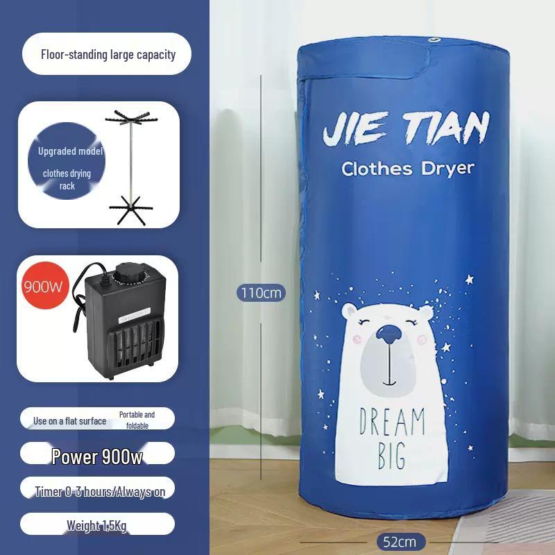 Compact Folding Clothes Dryer for Dorms, Baby, and Small Spaces