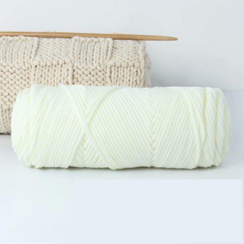 8-strand Cotton Select Yarn 100g, Light Worsted Thick Yarn For DIY Knitting Baby Wool Crochet Scarfcoat Sweater Weave Thread